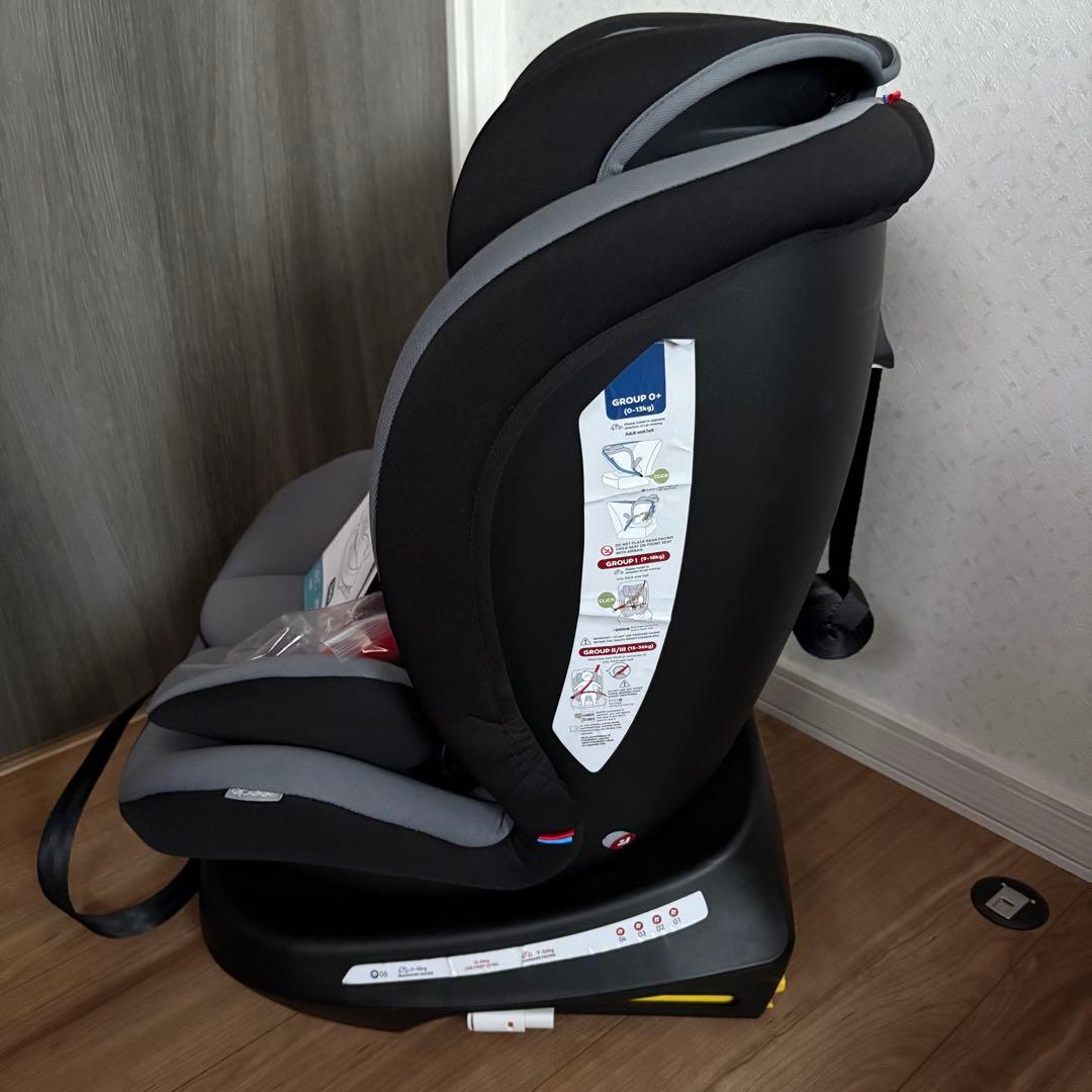 Reecle チャイルドシート 360° 回転式 ISOFIX対応　ブラック