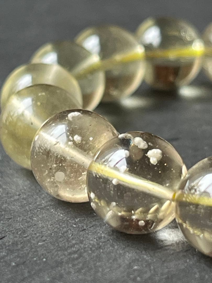 リビアングラス　10.6〜11.1㎜　ブレスレット