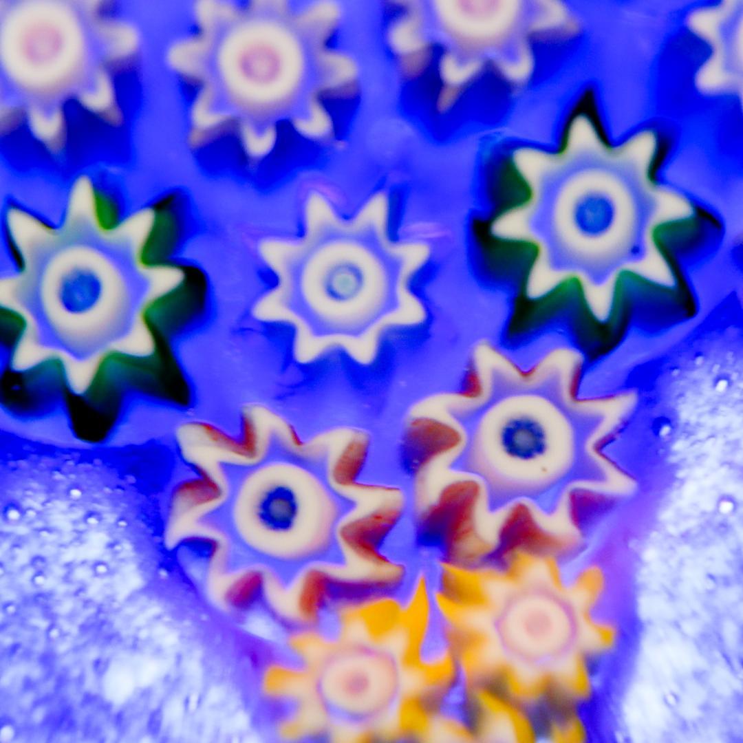 パースシャー Star Pattern 八芒星 ミルフィオリ ペーパーウエイト