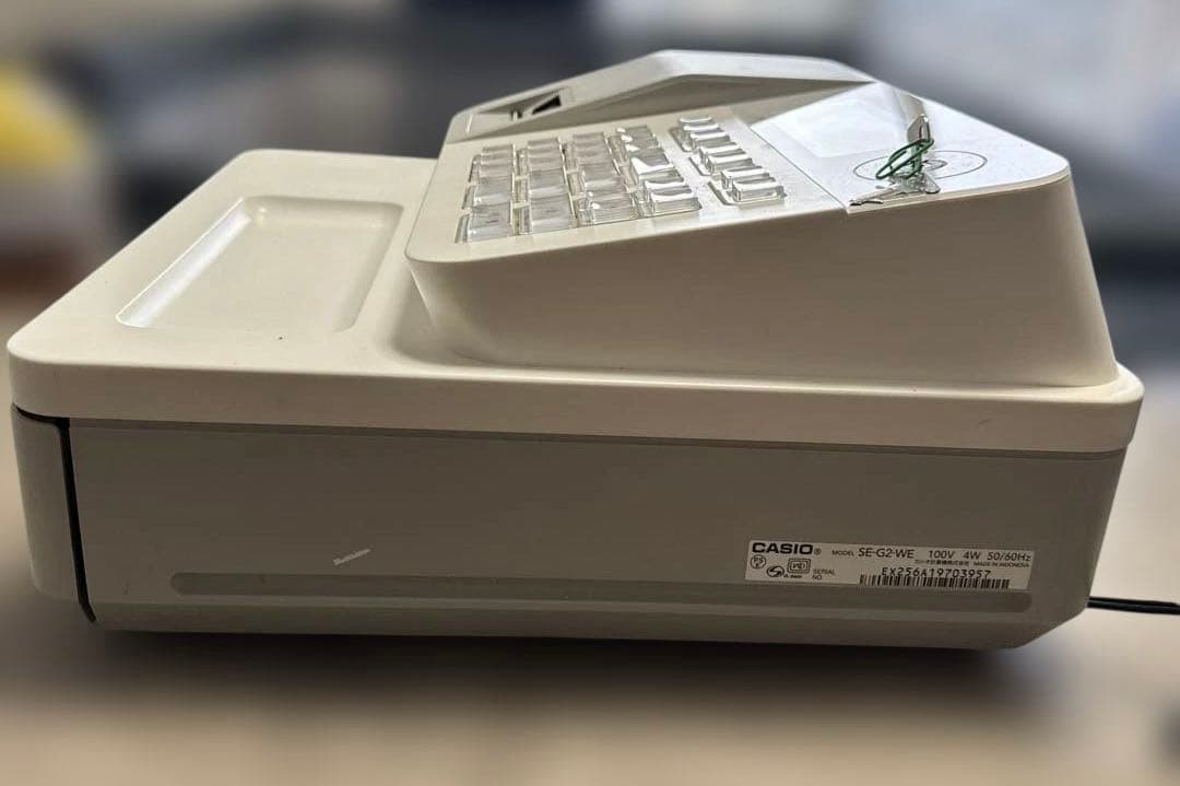 CASIO 電子レジスター SE-G2 ホワイト