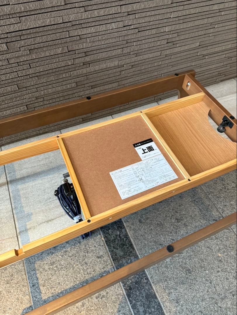 ニトリ　コタツローテーブル　木製テーブル　炬燵