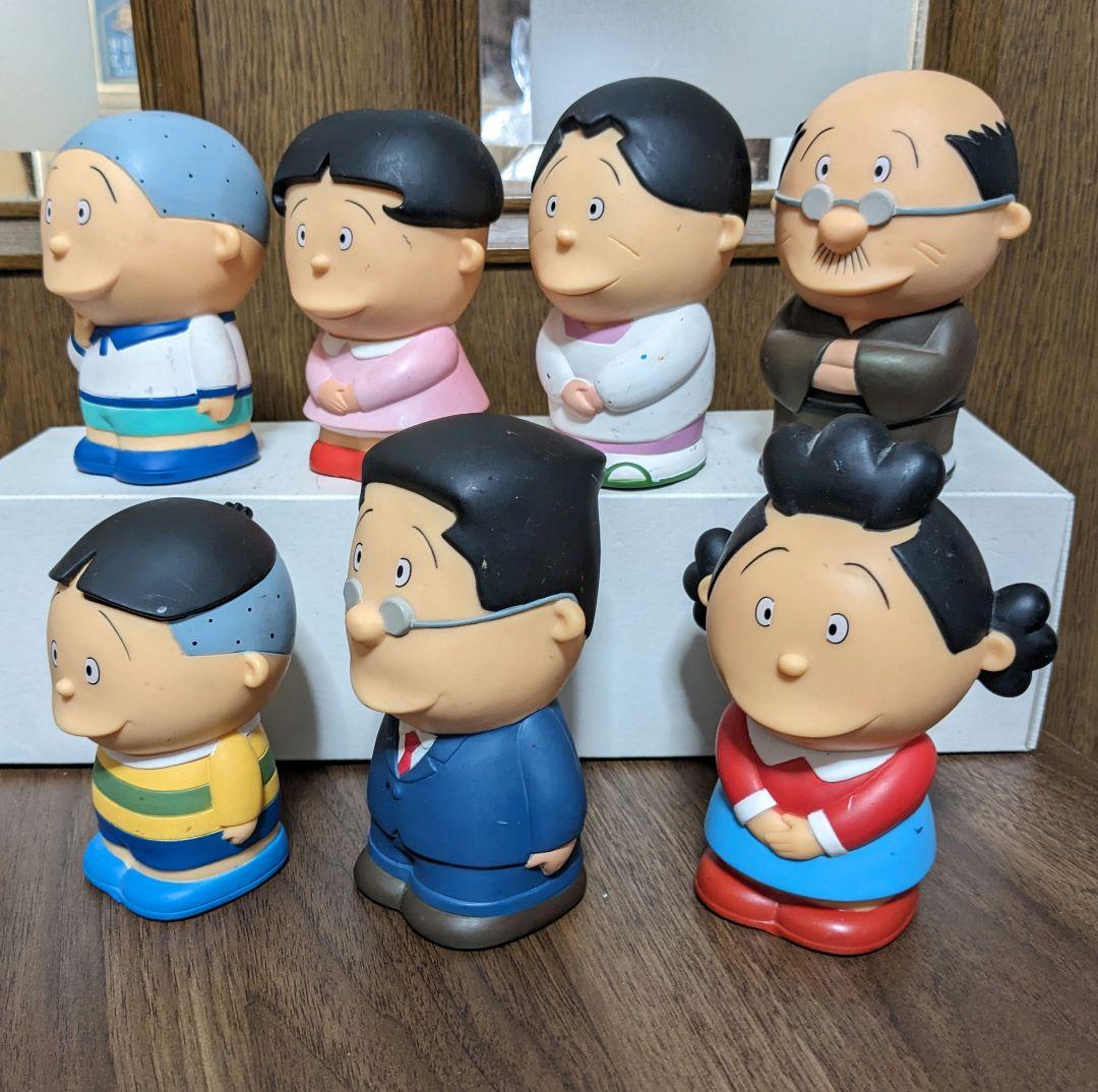 サザエさん一家　貯金箱　7点セット売り　⚠バラ売り不可　希少品