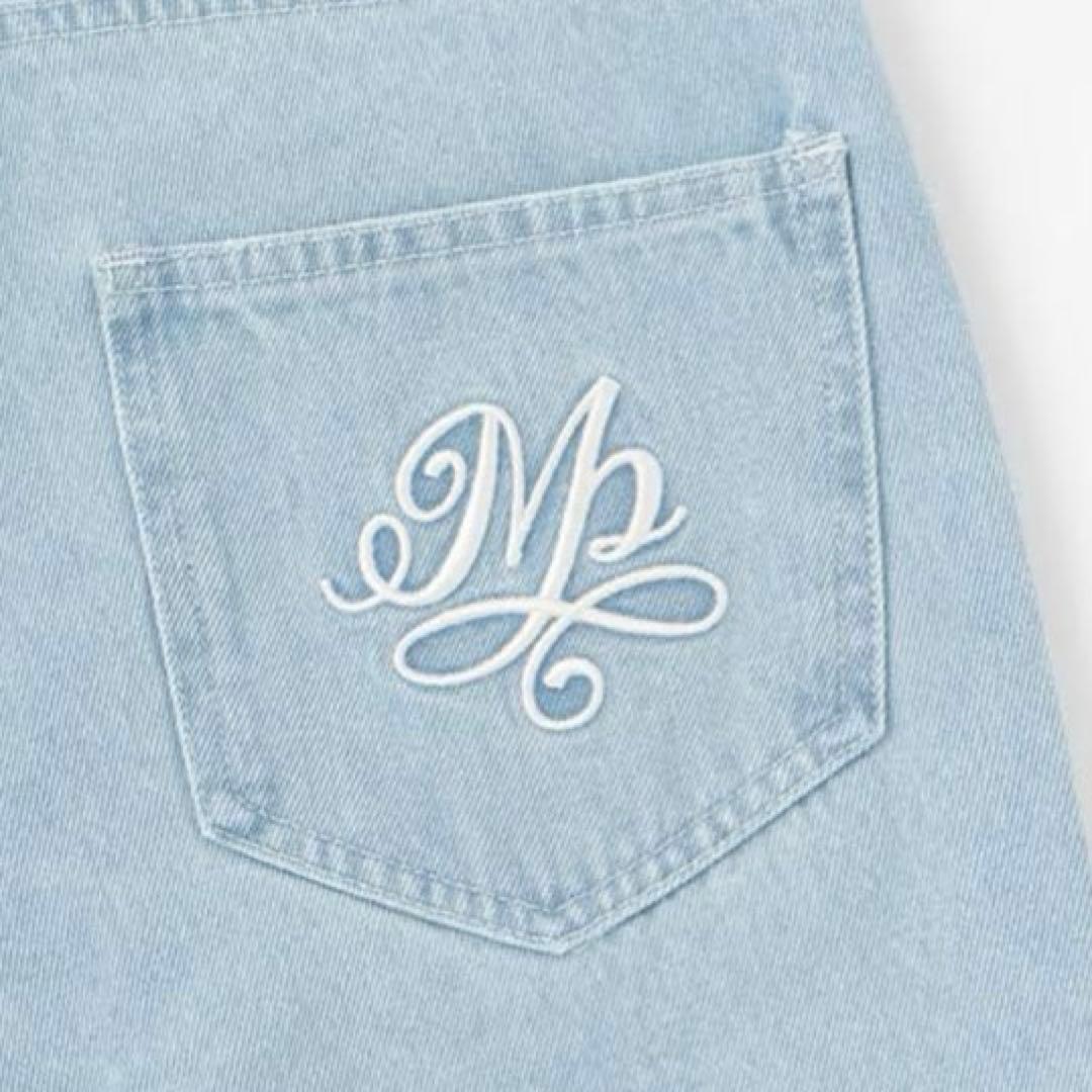 メゾピアノジュニア　美脚ルーズストレートデニムパンツ　150