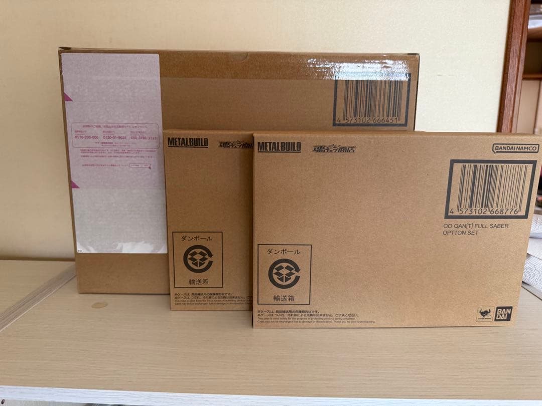 L BUILD ダブルオークアンタフルセイバー+オプションセットx2