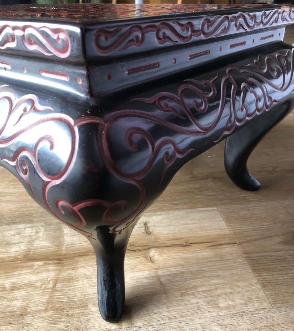 宣徳年製 花台 骨董古美術 卓 香炉台 仏像台 華道具 茶道具 茶室 床の間