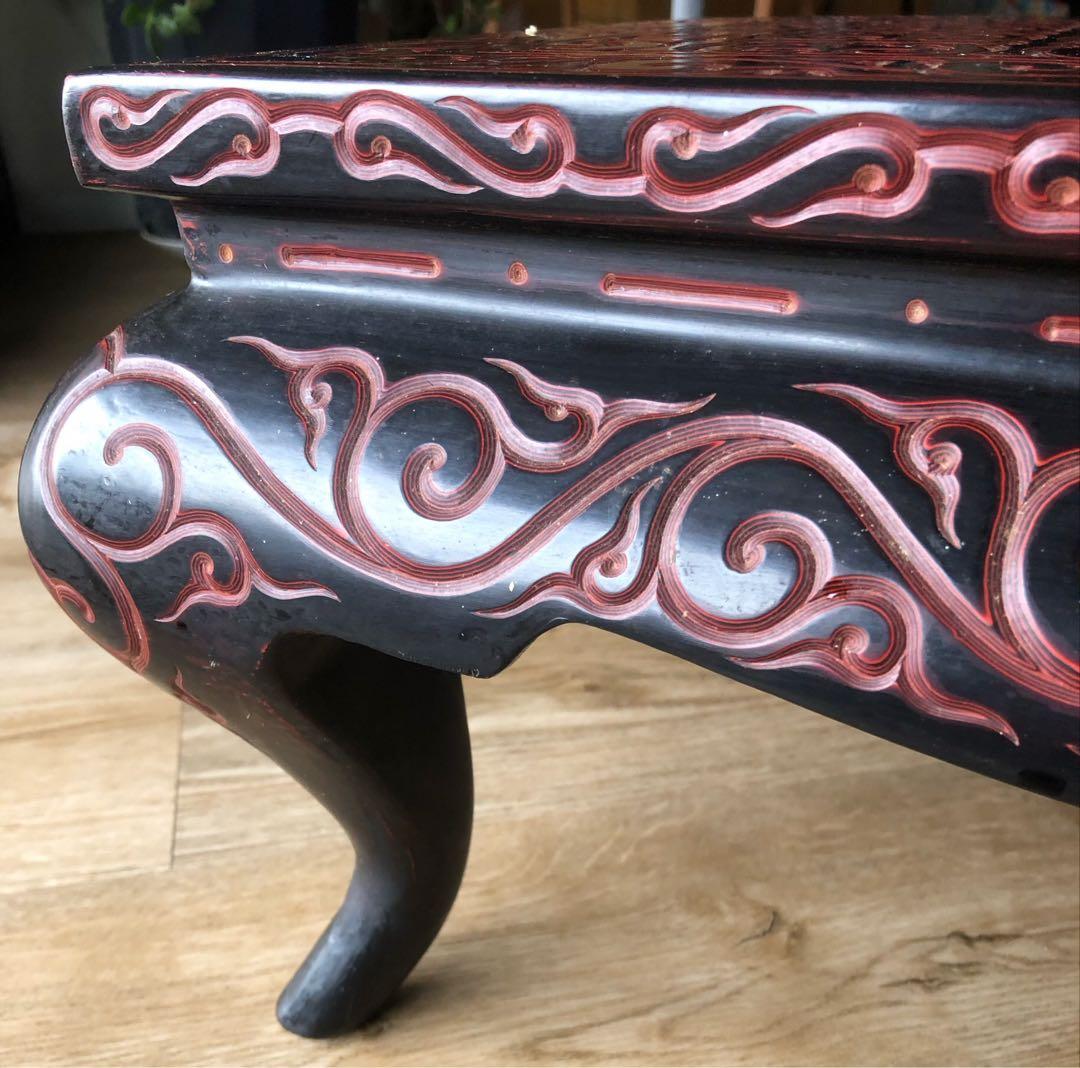 宣徳年製 花台 骨董古美術 卓 香炉台 仏像台 華道具 茶道具 茶室 床の間