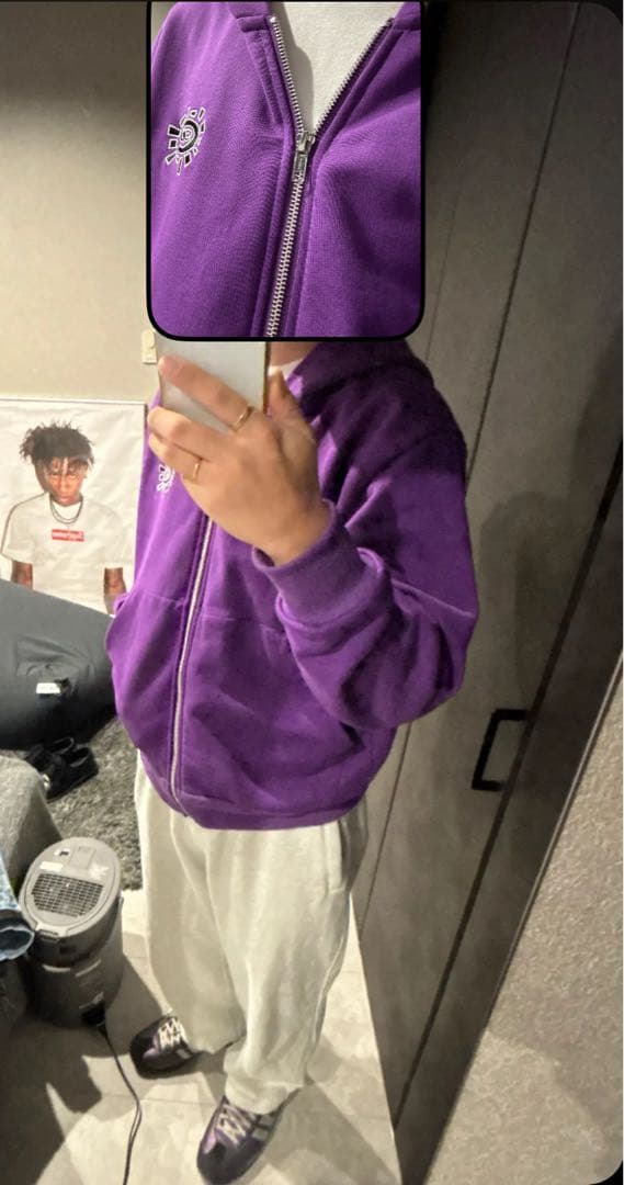 スケートボード always do what you should do zip up hood