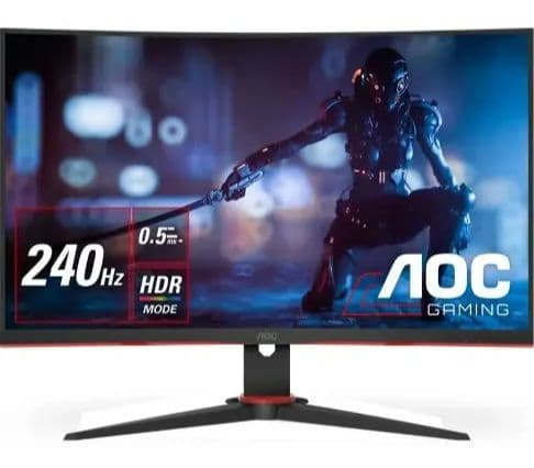 AOC 31.5インチ ゲーミングモニター C32G2ZE 240Hz 本体