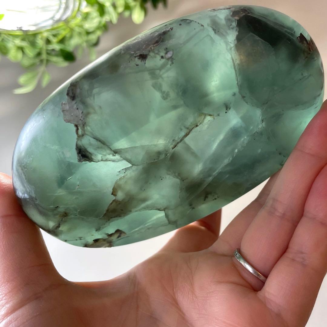 フローライト　ロマネサイト　石鹸トレー　グリーンフローライト　皿