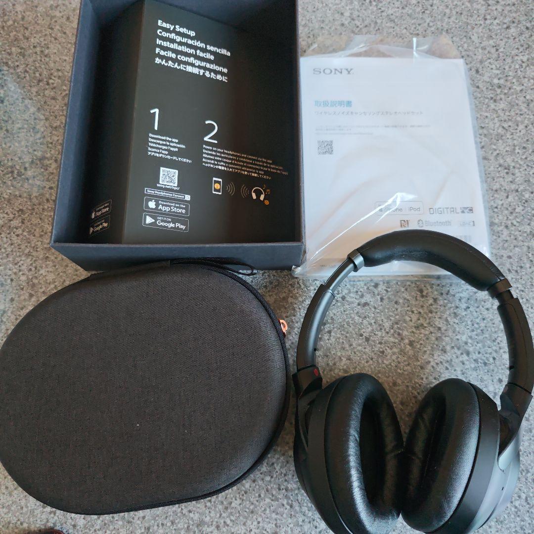 ソニー ワイヤレスステレオヘッドセット WH-1000XM3 ブラック