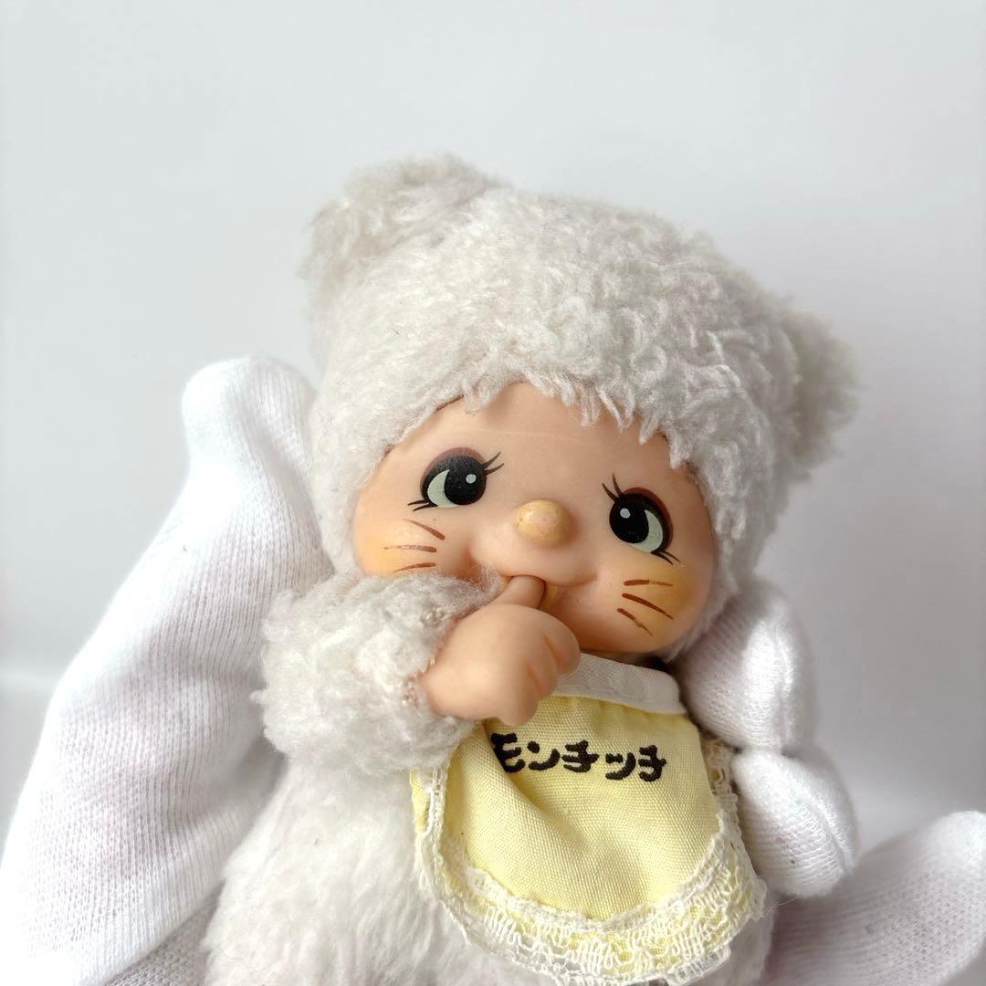 昭和 レトロ ヴィンテージ ✨セキグチ製　ふた子のモンチッチ　激レア　白
