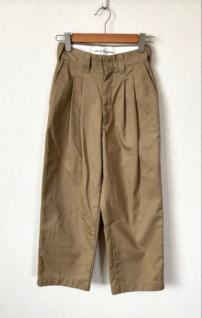 【美品】THE SHINZONE TOMBOYトムボーイパンツ ベージュ　32