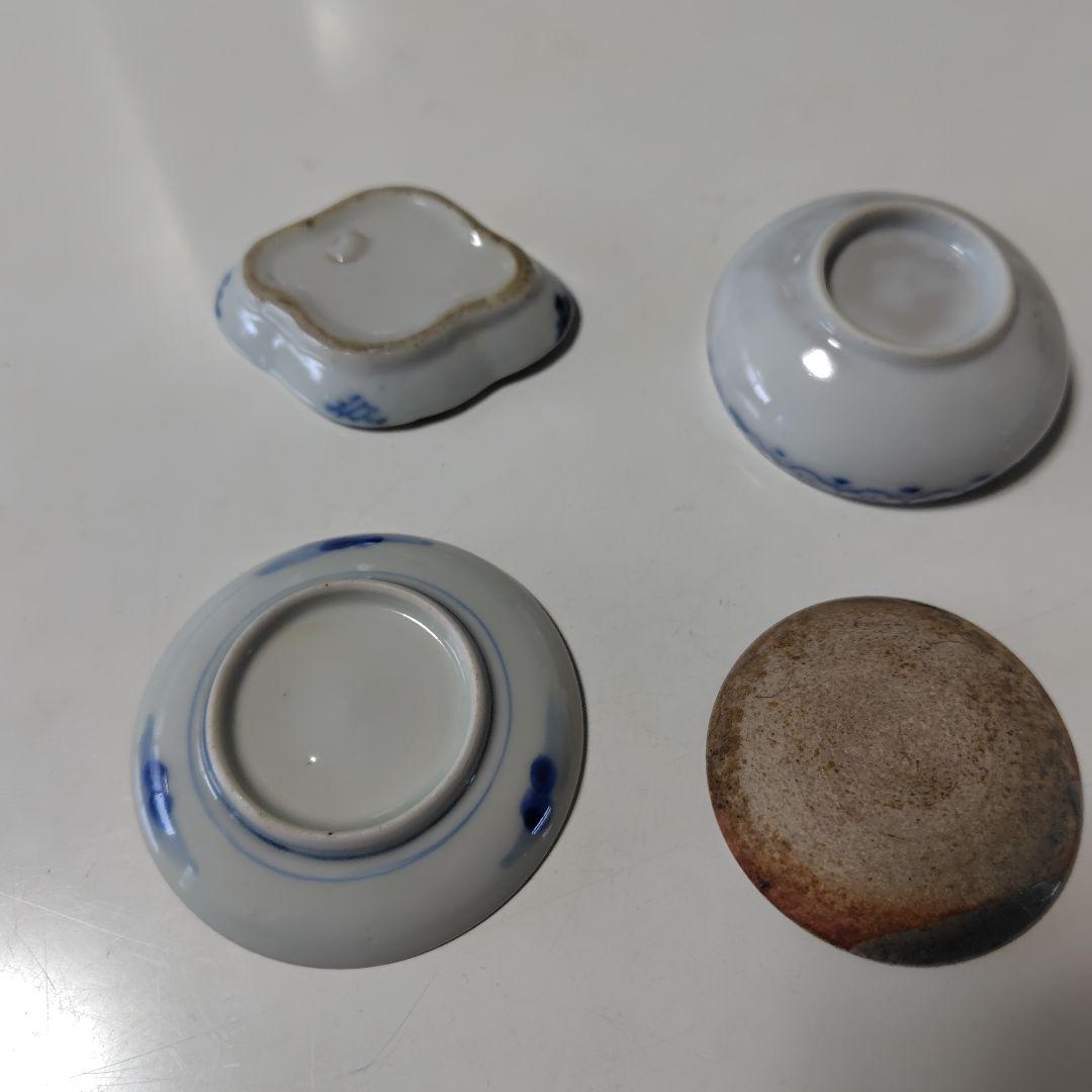 古伊万里 他豆皿 4点