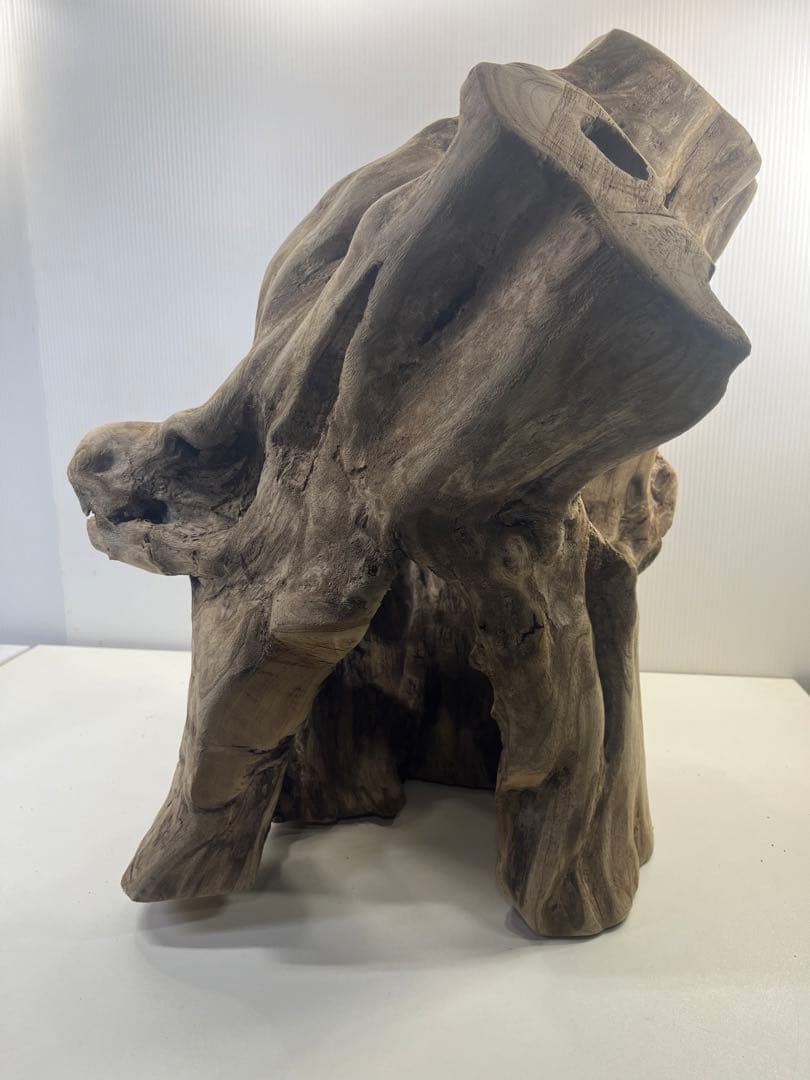 R79アク抜き済み流木 爬虫類シェルター 登り木 インテリア 生け花