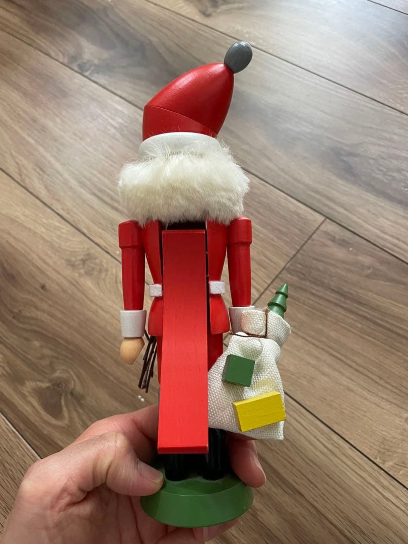 Olaf Kolbe サンタクロース 木製くるみ割り人形 約30cm