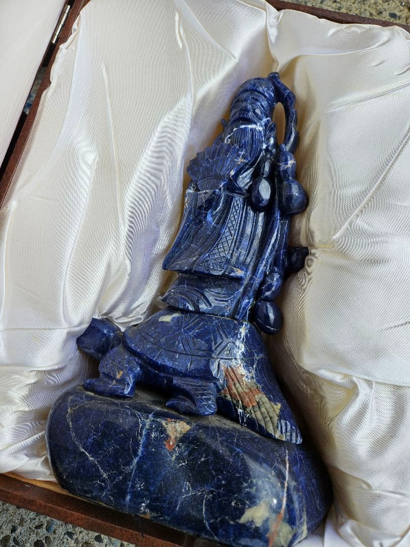 甲州水晶貴石細工 天然石の七福神 作家物 仏像 7体セット 希少 伝統工芸 宝石