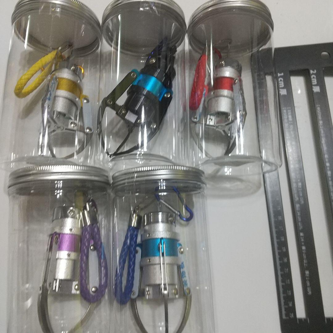 UFOキャッチャー・アームキーホルダー３本爪　メタルクレーンアーム　5種セット