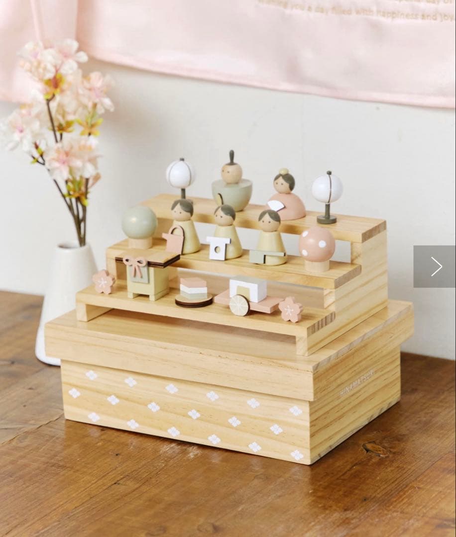 salut! 収納できる雛人形セット/ひなまつり