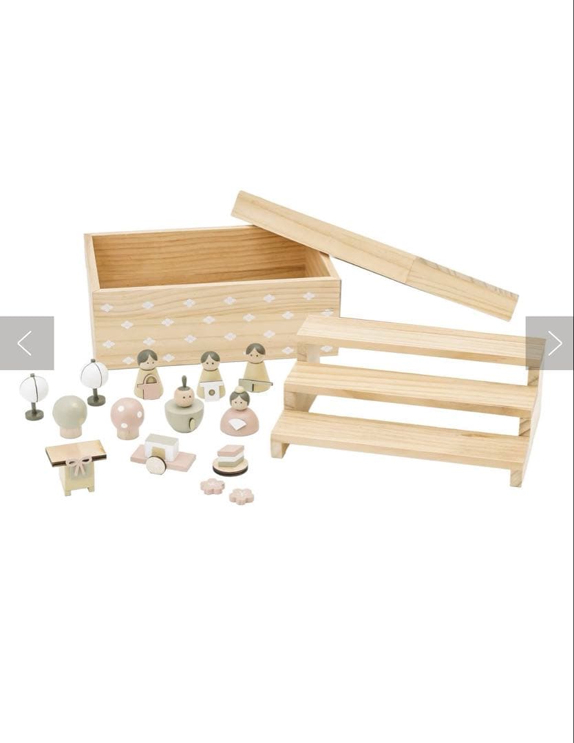 salut! 収納できる雛人形セット/ひなまつり