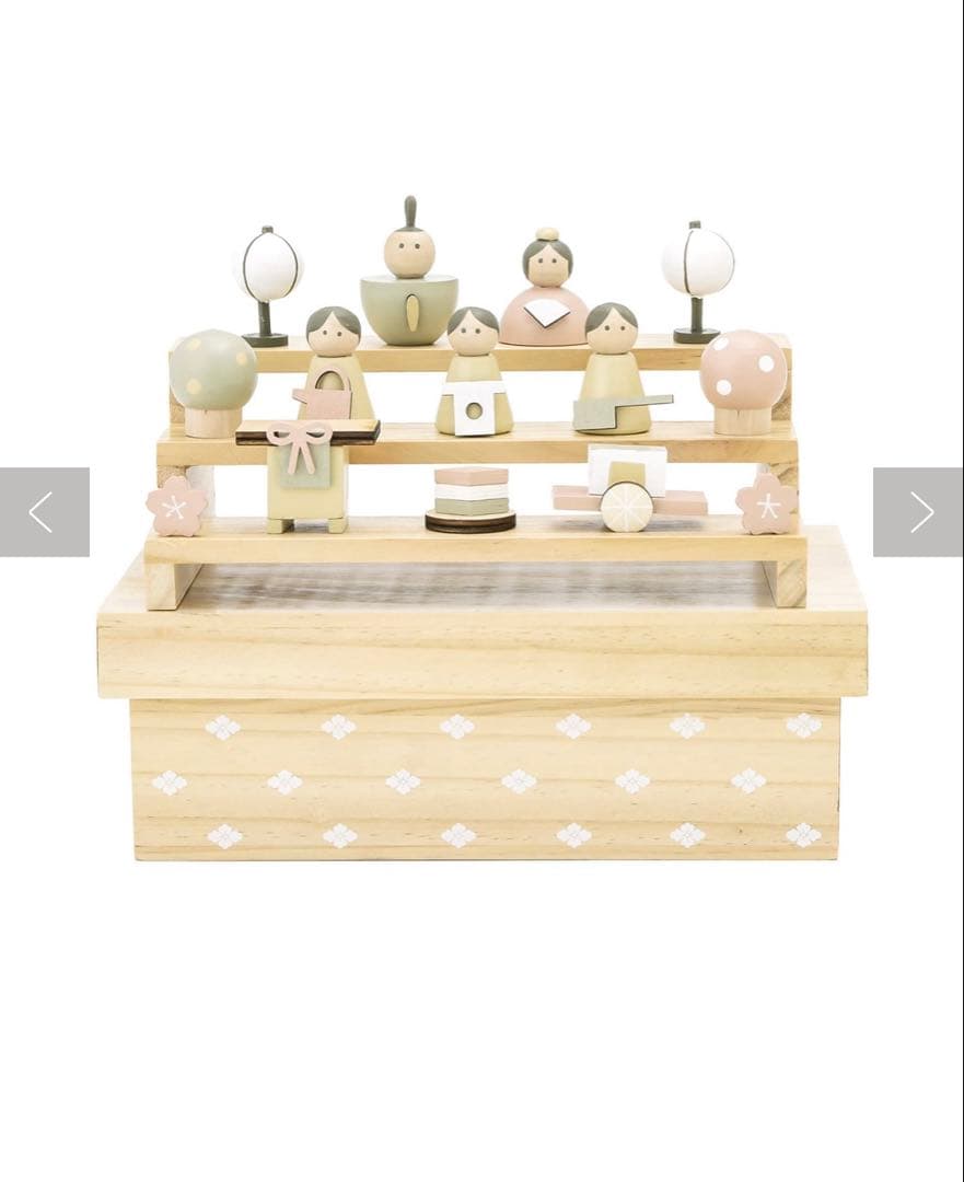 salut! 収納できる雛人形セット/ひなまつり