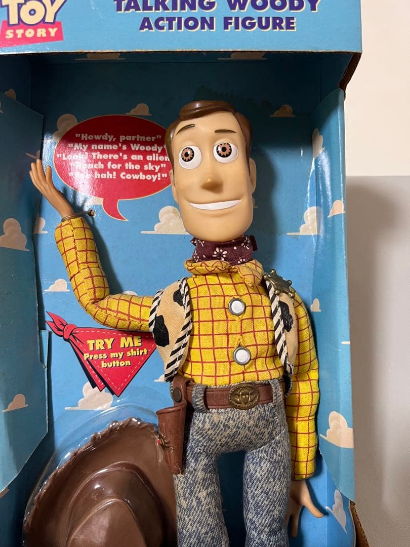 トイ・ストーリー TOYSTORY トーキング ウッディ初期　ボタン