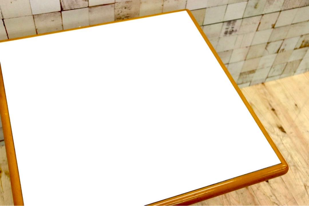 GMGK564E○阪急百貨店 レトロ カフェテーブル サイドテーブル スクエアテ