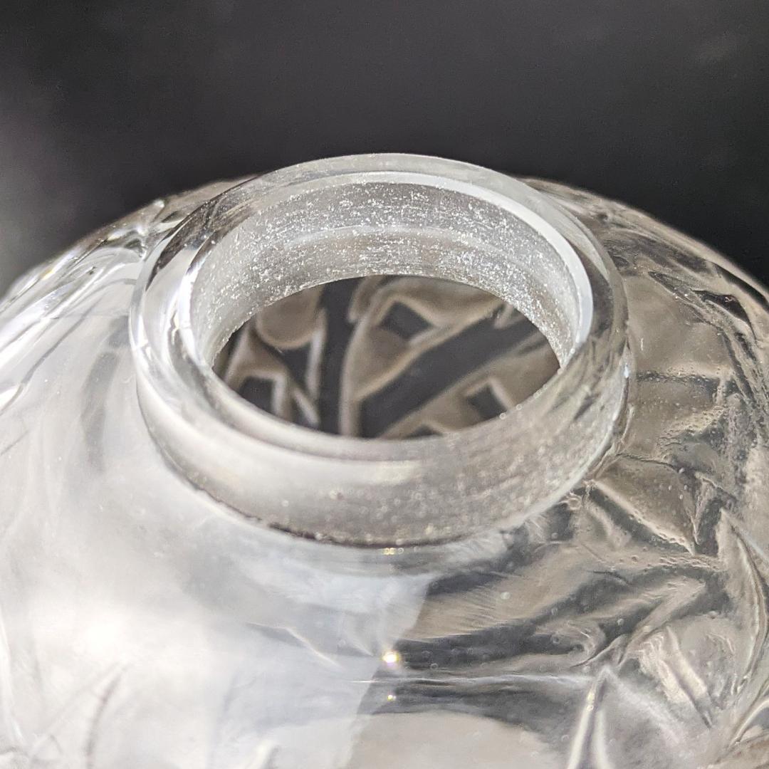 名品★ルネ・ラリック 香水瓶 エピヌ 茨 1920年 ダブルサイン グレーパチネ