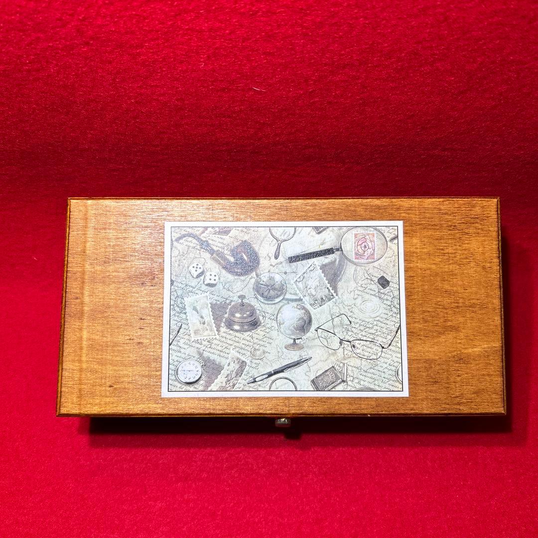 未使用　カリグラフィーセット　イタリア製　Signum シグニュム　木箱