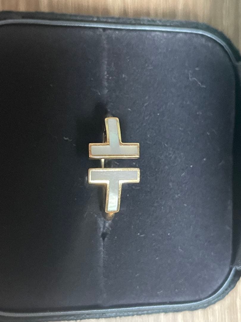 Tiffany & Co. T字型リング ゴールド