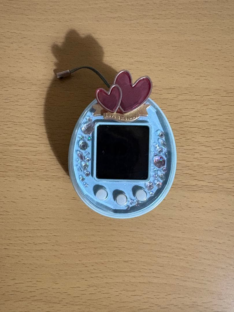 たまごっちピース　ブルー水色　デコピアス　ラブメロディー　動作確認済み