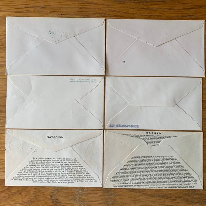 スペイン記念封筒・切手・消印　11枚セット