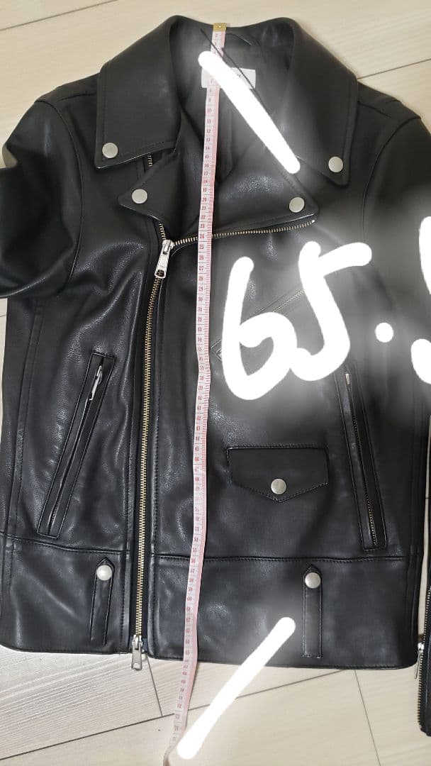 値下げ　ダブルライダースジャケット