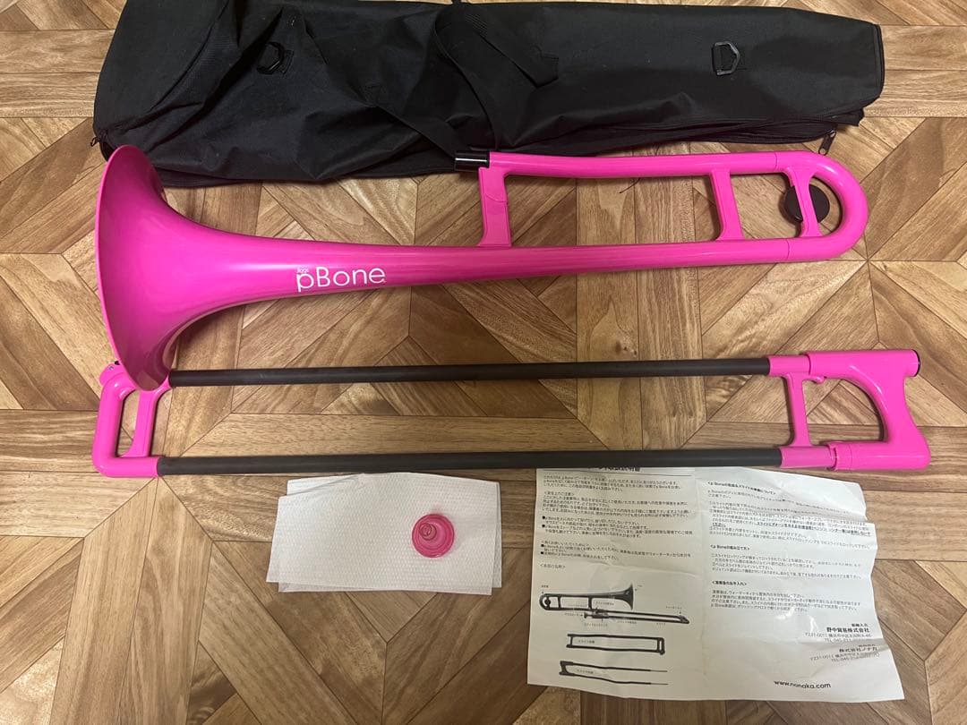 Jiggs pbone ピーボーン　トロンボーン ピンク　プラスチック製