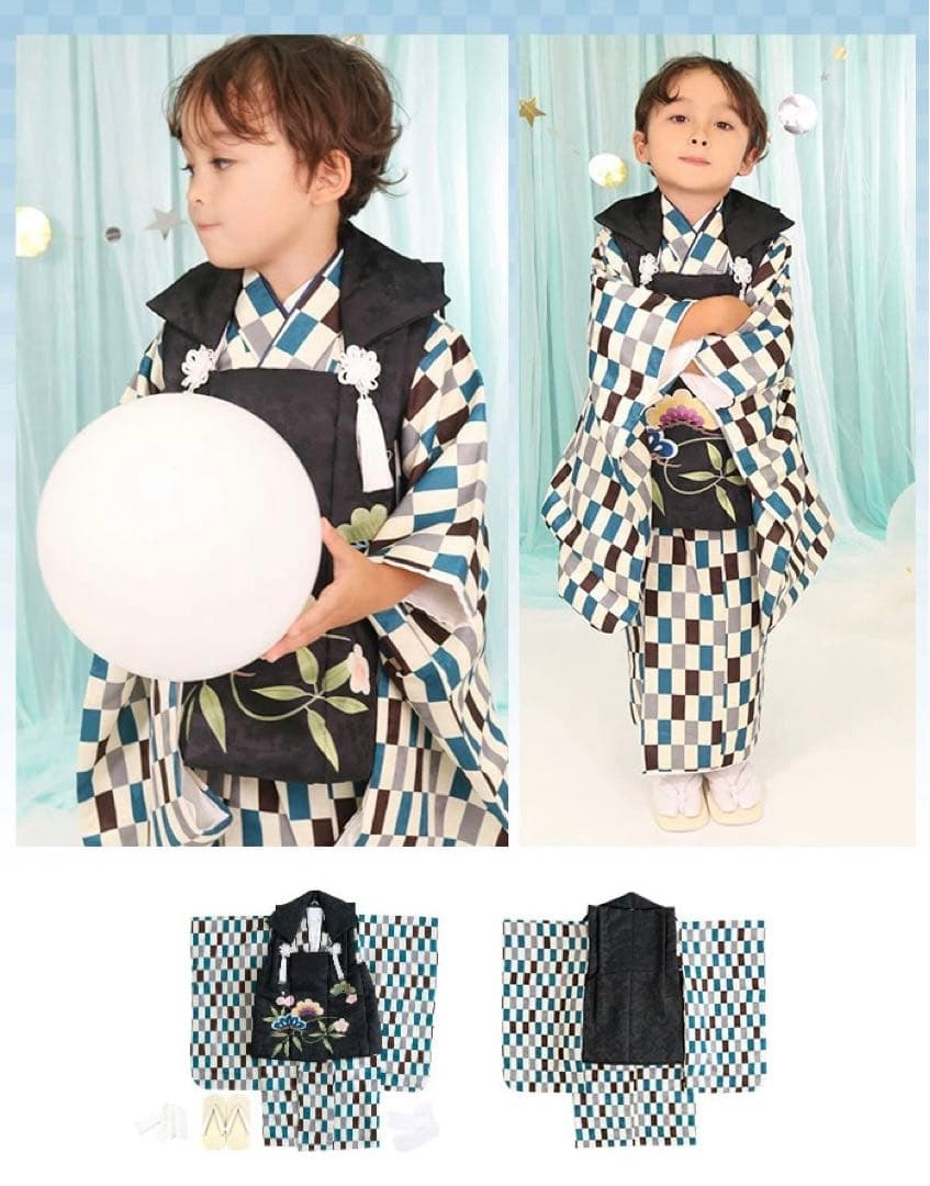 七五三用　被布セット　男の子　3歳