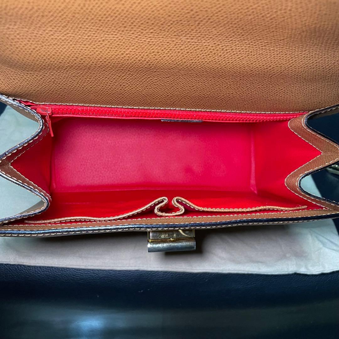 セリーヌ CELINE ハンドバッグ ショルダー付 2wayターンロック 金金具