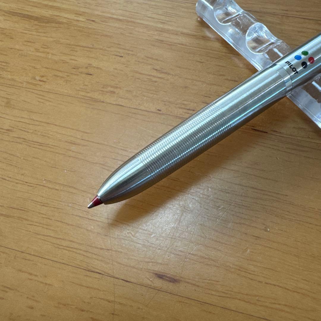廃盤 PILOT パイロット 細字4色 ボールペン 多色ペン 振り子式
