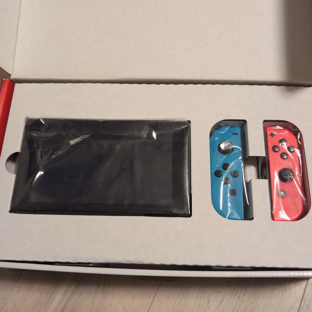 【箱あり】Nintendo Switch 本体 　バッテリー強化版　青/赤