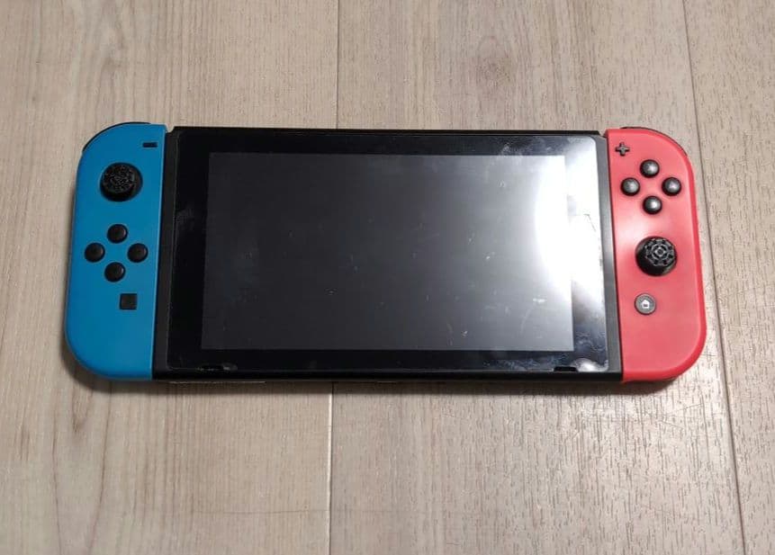 【箱あり】Nintendo Switch 本体 　バッテリー強化版　青/赤