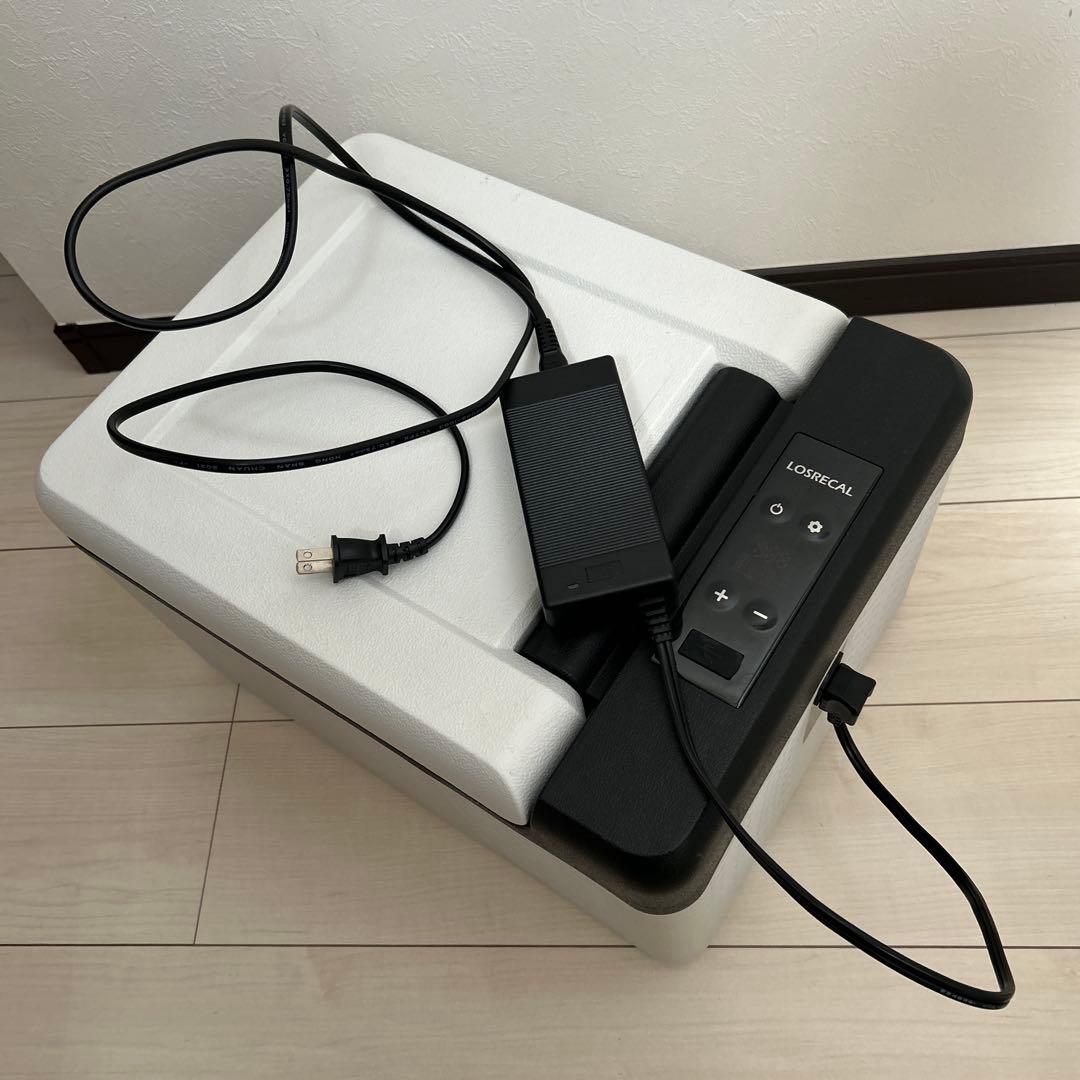 BLACK　LOSRECAL ポータブル冷蔵庫 車載冷蔵庫ホワイト