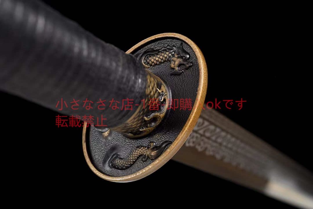 金竜が玉を吐く 古兵器 武具 刀装具 日本刀 模造刀 居合刀