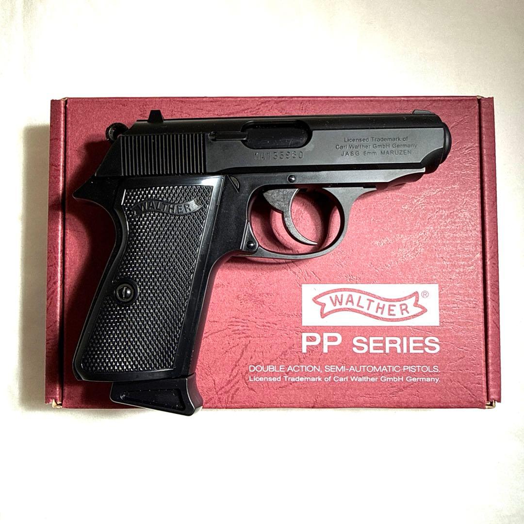 【未使用】マルゼン　ワルサーニューPPK/Sガスブローバック　ブラック
