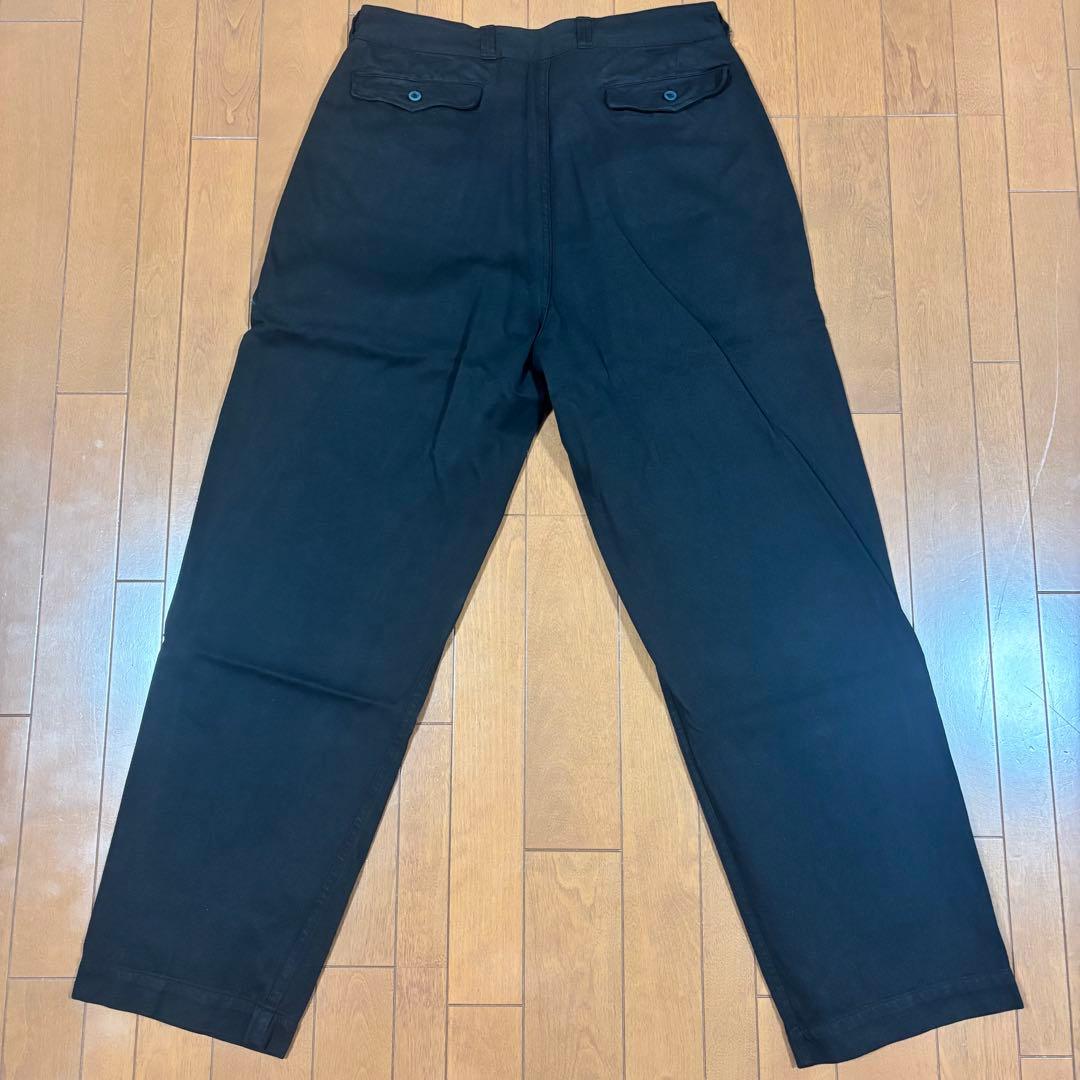実物 本物 M52チノ パンツ デッドストック 35 フランス軍 黒染め