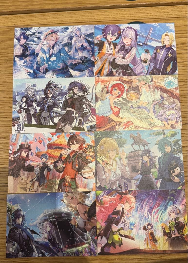 崩壊スターレイル スタレ ゼンゼロ 原神 ポストカード 20枚セット
