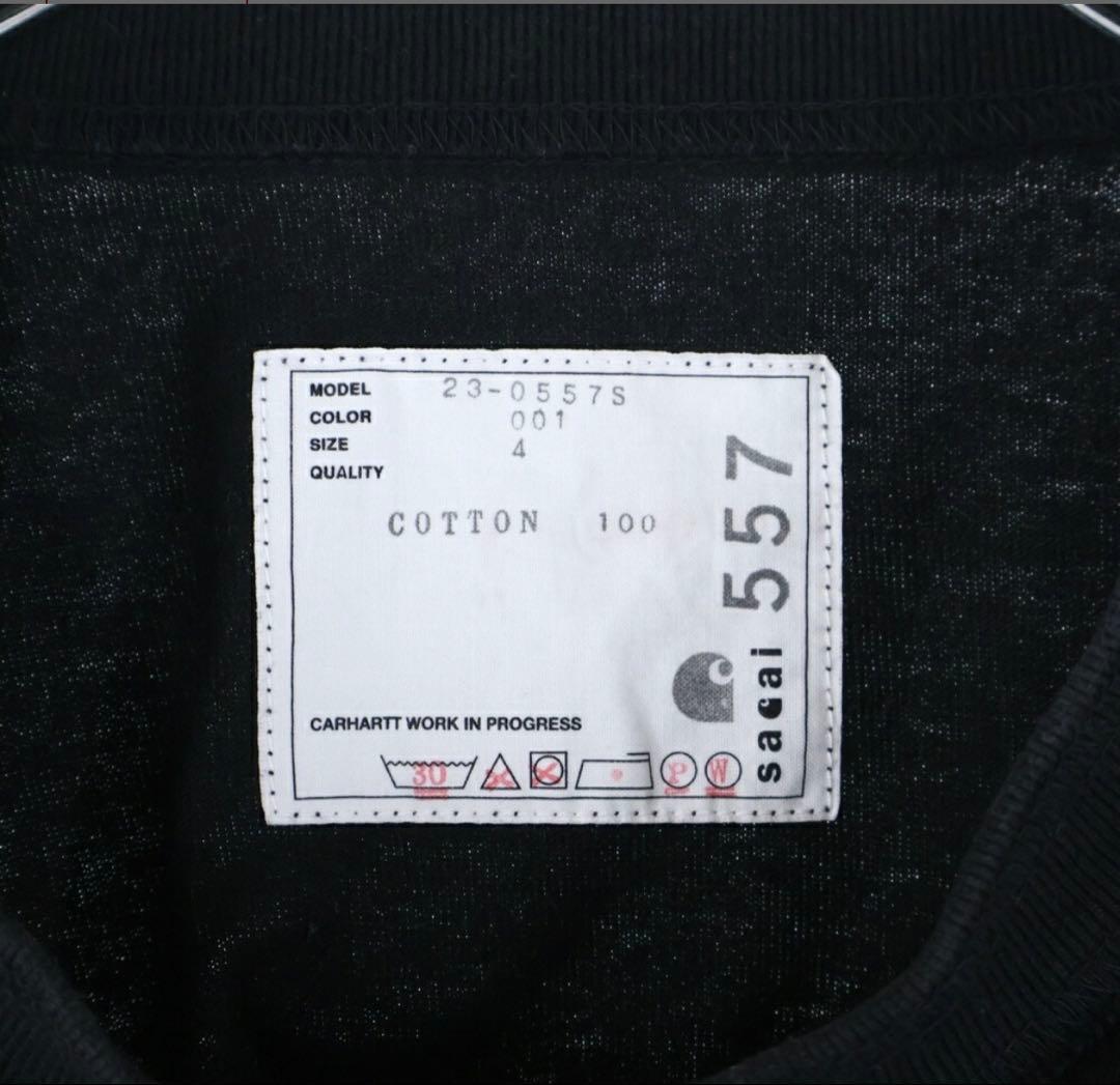 Sacai(サカイ) サイズ:4 23SS ×Carhartt WIP Tシャツ