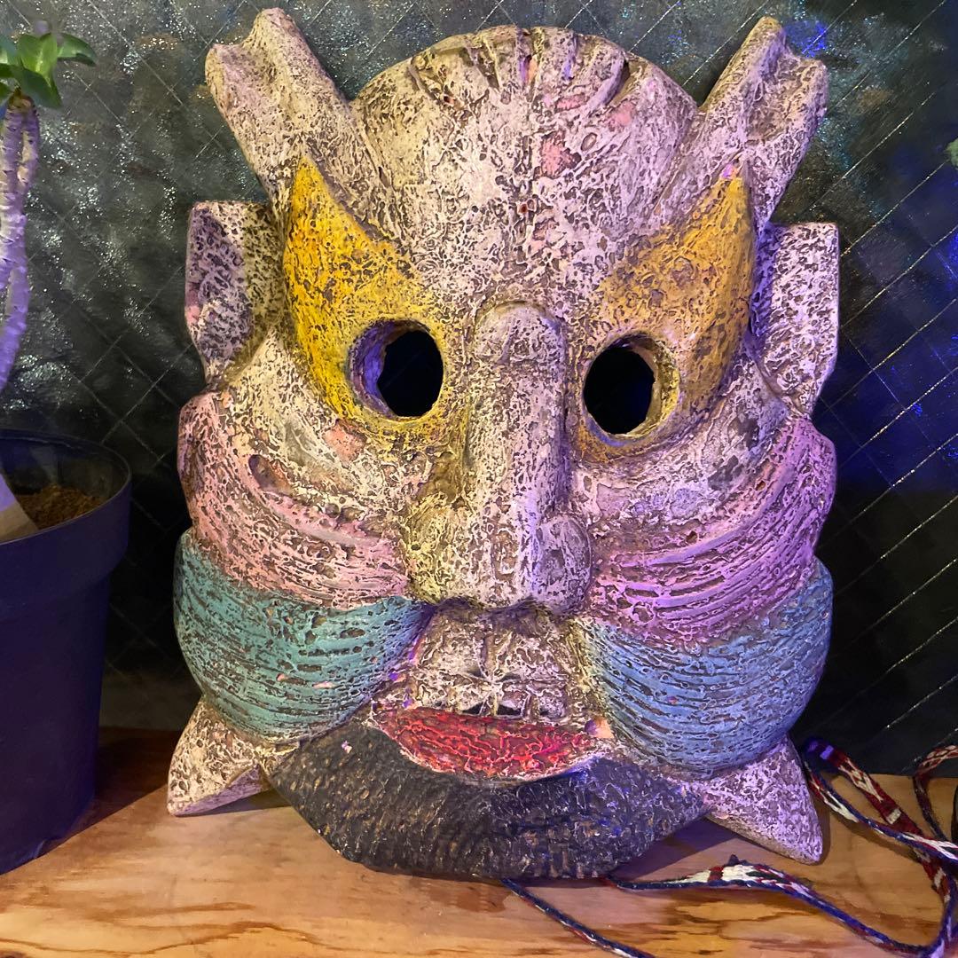 工芸品 国籍不明 オブジェ 仮面 アート