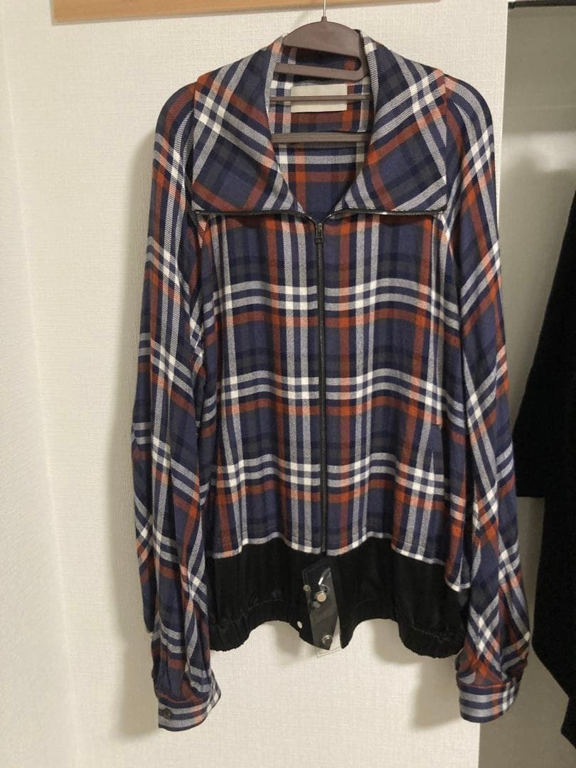 licht bestreben チェック　シャツブルゾン　2