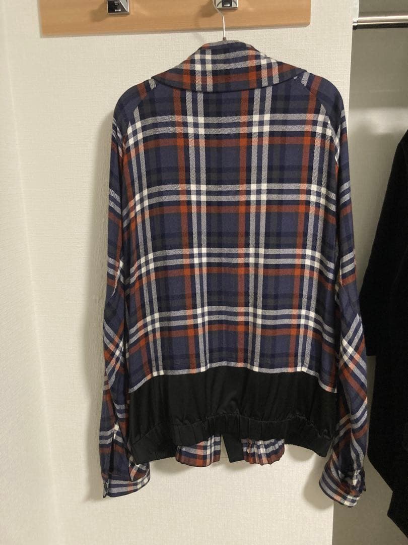 licht bestreben チェック　シャツブルゾン　2