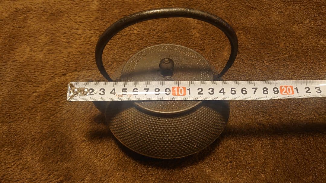 古鉄瓶　鉄瓶　小鉄瓶　アラレ　茶道具　蔵出し　１客