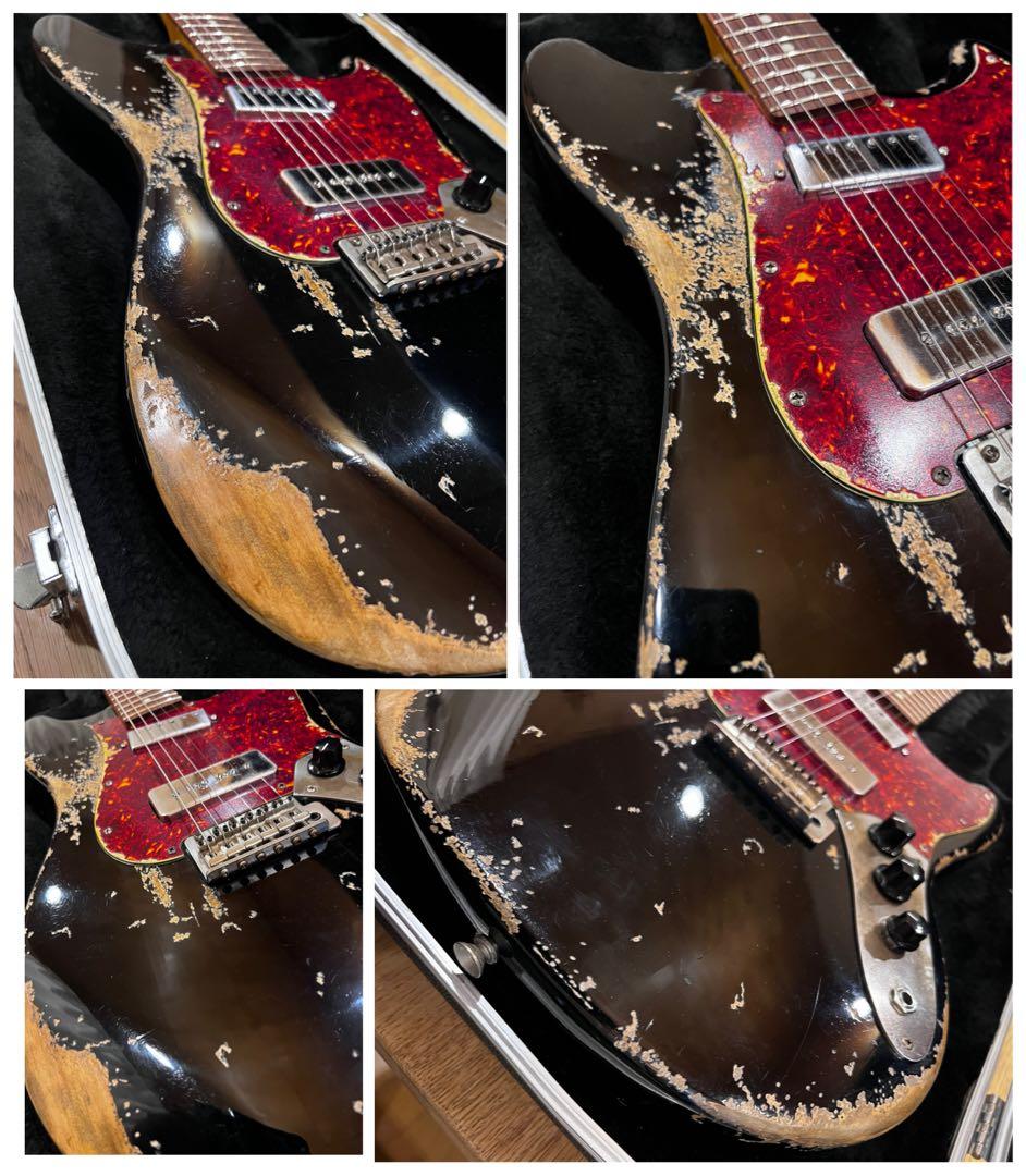 ハードレリックオフセットムスタングボディ/サイクロン ミニハム&P-90タイプ