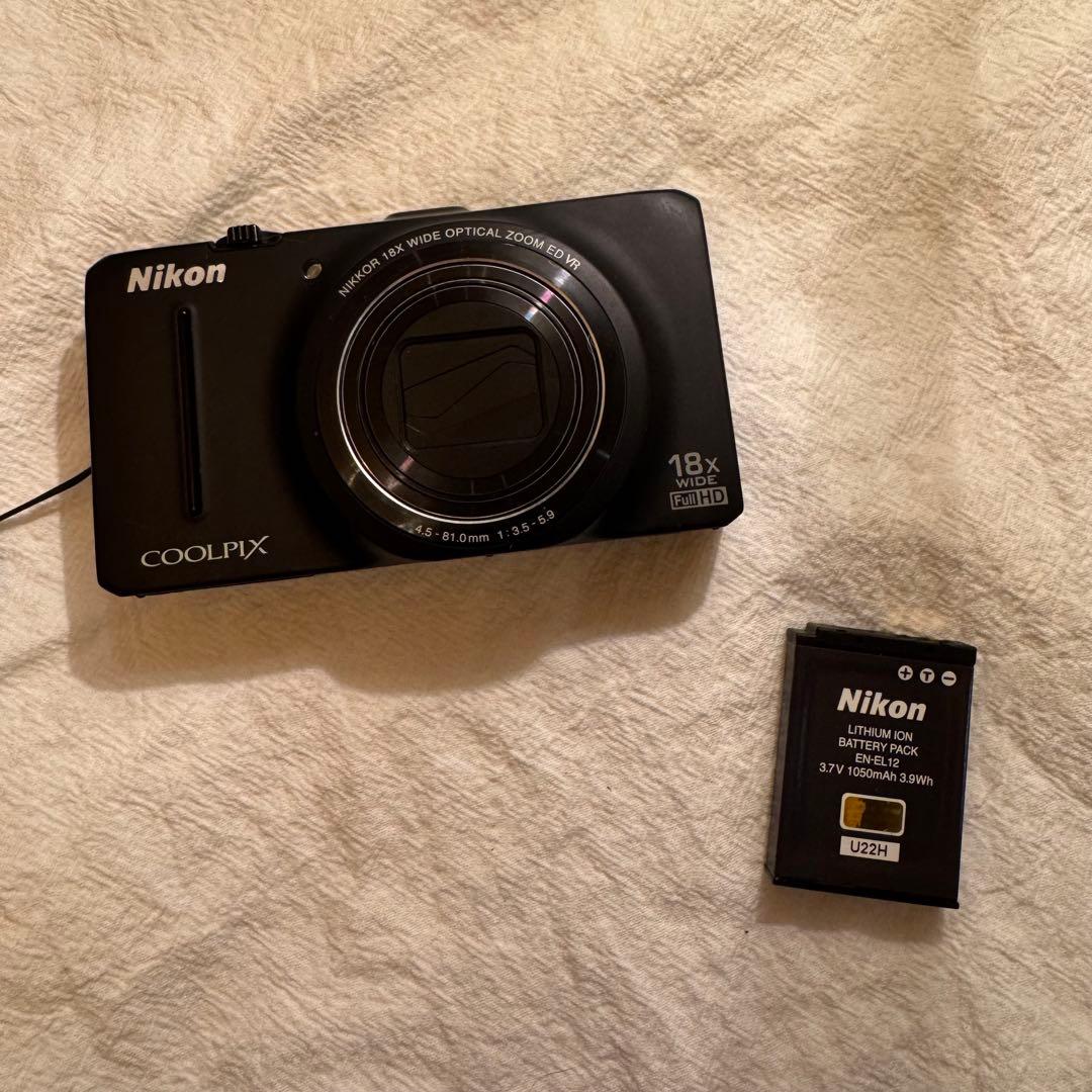 【動作確認済】Nikon COOLPIX S9300 バッテリー付